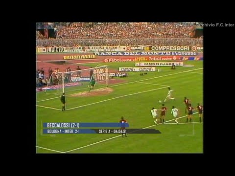 1980-81 (24^ - 04-04-1981) Bologna-INTER 2-1 [Fabbri,Dossena,Beccalossi(R)] Gol 2-1 Beccalossi(R)
