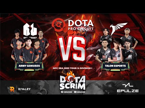 Army Geniuses vs Talon Esports - DPC SEA 2023 Tour 2: Division I - Game Highlights - BO3