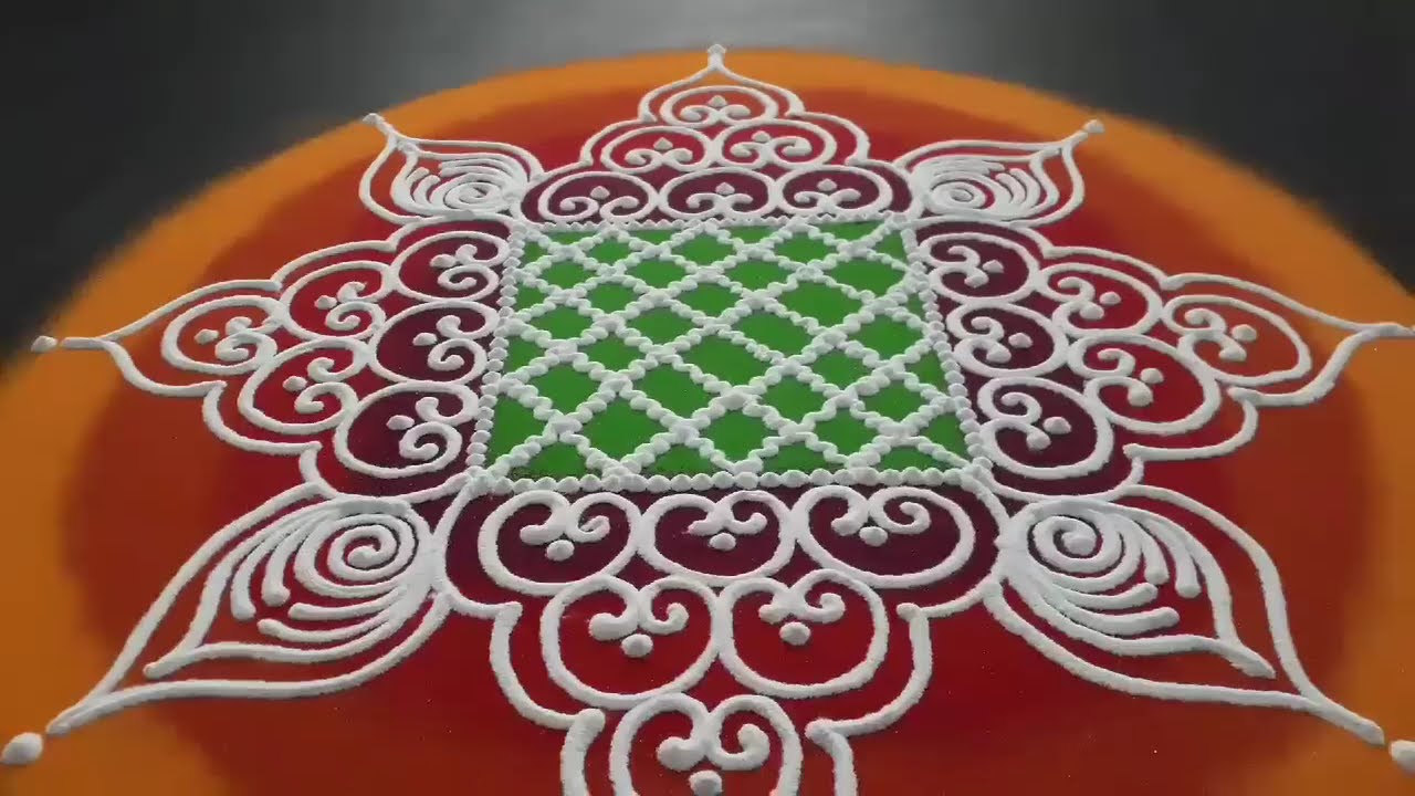 sanskar bharati rangoli design by pranali tulsankar