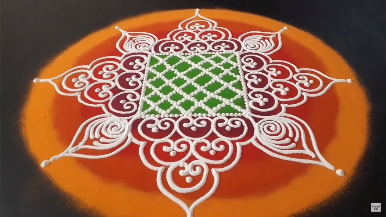 Sanskar bharati rangoli design by pranali tulsankar