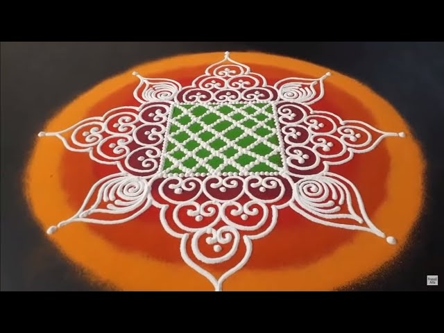 Sanskar bharati rangoli design by pranali tulsankar