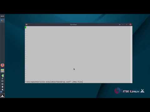How to install Backdrop 1.10.1 on MX Linux 17 | LinuxHelp Tutorials
