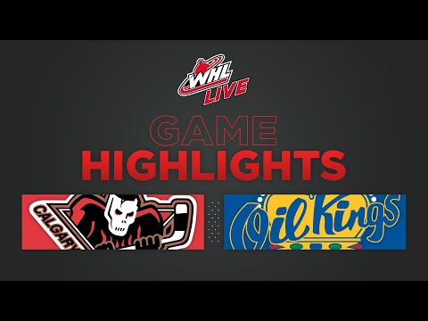 WHL Highlights: Hitmen (5) at Oil Kings (0) - October 28, 2022