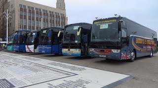 Blackpool Heritage Tram Tours and The 65th UK Coach Rally Blackpool 7 April 2019