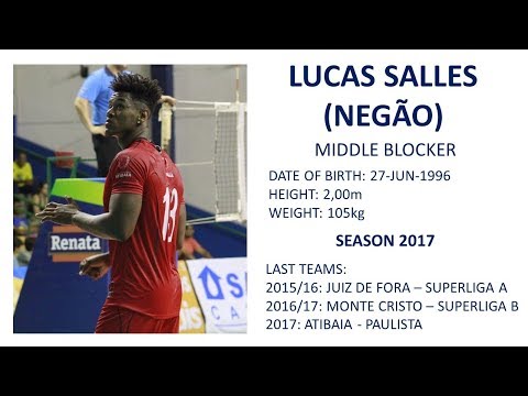 Lucas Salles (Middle Blocker - Season 2017)