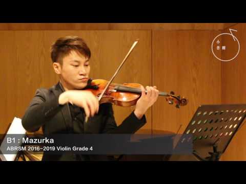 ABRSM GRADE 4 2016-2019 Violin Exam Pieces B1: Mazurka