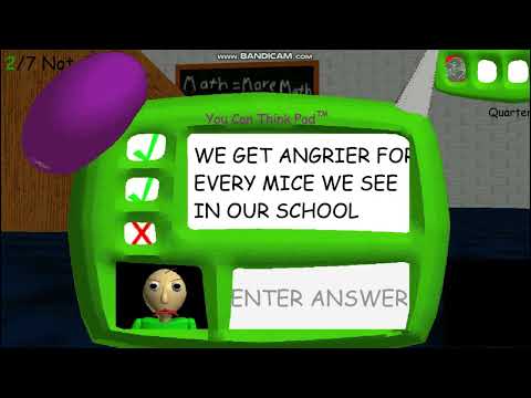 Honey I Shrunk The Student - Baldi's Basics Mod