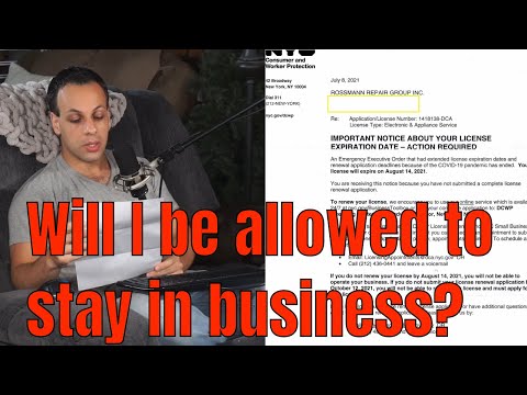 My business might have 32 days before it's shut down by NYC