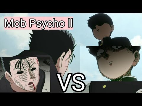 Shimazaki got scared and ran away from Mob (Mob Psycho season 2 episode 11)