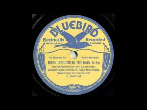 April 12, 1934 Ridin' Around In The Rain, Frances Hunt