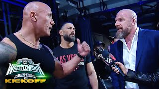 The Rock curses out Triple H following Cody Rhodes