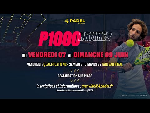 Open 4PADEL Marville - P1000 - 1/2 - Hue / Foure vs Mitjana / Guy de Chamisso