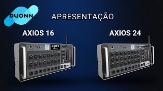 Vídeo de Mesa Digital 16 Canais Duonn Axios 16 Rack 8 Auxiliares