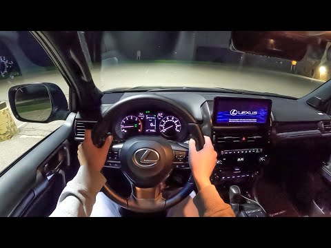 2022 Lexus GX 460 Black Line - POV Night Drive (Binaural Audio)