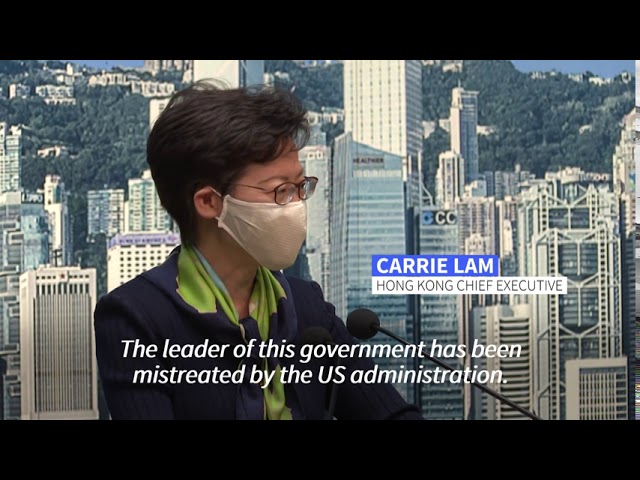Credit card problems for Hong Kong’s Carrie Lam as sanctions bite