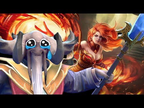 Aghanim's Labyrinth: The Conundrum Continuum 2021 - Lina gameplay / Лабиринт Аганима - Лина