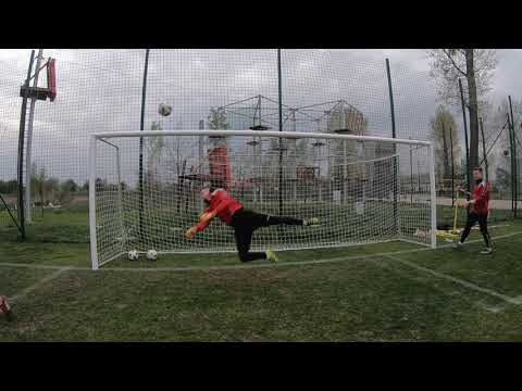 Trening bramkarski 2 - Piast Żmigród (kwiecień 2019 r.)
