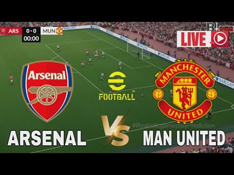 🎮 Arsenal vs Manchester United | Premier League 2026 | Today's match simulation efootbal PES2021 