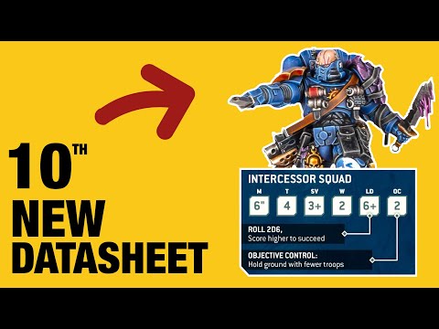 How Datasheets Will Work In New 10Th Edition Warhammer 40K & NEW Lieutenant!