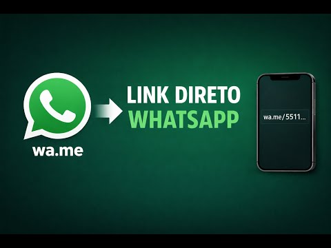 Vídeo: Gerar link WhatsApp wa.me: perguntas e respostas