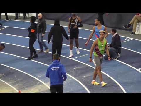 6''98: Jeremy ALBICE (60m ESM -FINALE B) - Championnats Rég. en salle ES-SE - Eaubonne 19 Janv. 2019