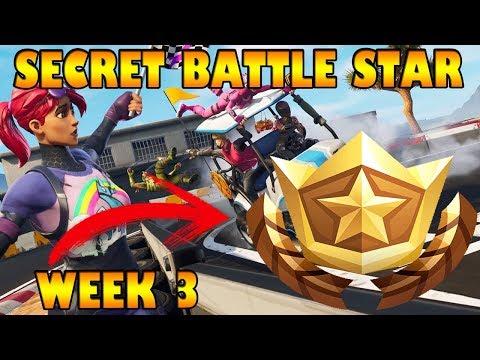 Secret Battle Star Location WEEK 3 SEASON 5 | Fortnite (Road Trip Challenge / Loading Screen Week 3)