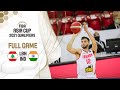 Lebanon v India | Full Game - FIBA Asia Cup 2021 Qualifiers