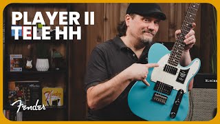 Video thumbnail for Fender Player II Series Telecaster HH Electric Guitar Demo by Tarpley Music