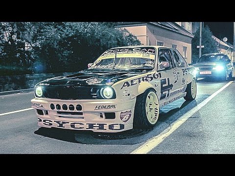 ILLEGAL STREET DRIFTING - E30 ROCKET BUNNY - Hungarian PSYCHO