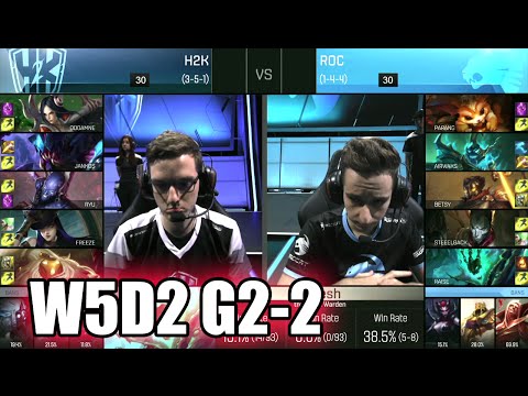 ROCCAT vs H2K Gaming | Game 2 S6 EU LCS Summer 2016 Week 5 Day 2 | ROC vs H2K G2 W5D2 1080p