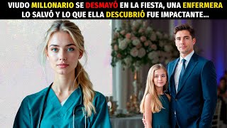 EL PADRE VIUDO SE DESMAYÓ EN LA FIESTA, Y LA ENFERMERA QUE LO SALVÓ DESCUBRIÓ ALGO QUE LO DEJÓ...
