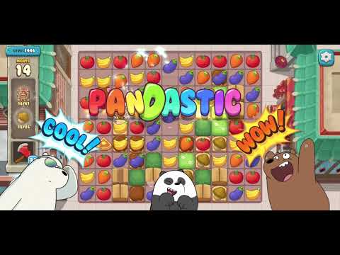 We Bare Bears Match3 Repairs Level 1446 - No Boosters