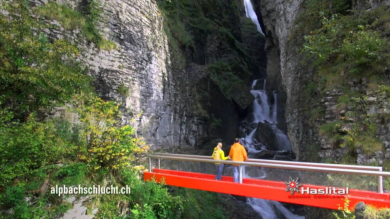 Discover the cinematic visuals of Alpbach Waterfalls.