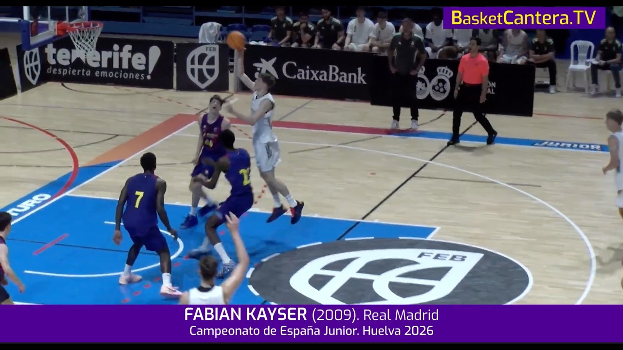 FABIAN KAYSER ('09). U18M. REAL MADRID.- Campeonato de España Junior 2026
