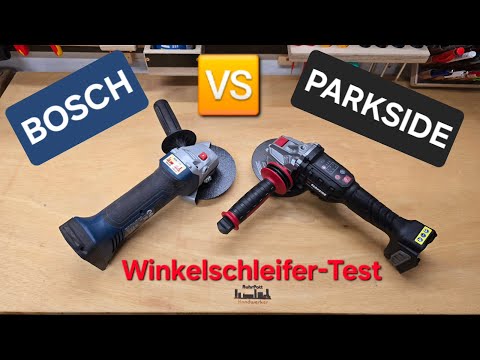 🔋 Akku-Winkelschleifer Vergleichs-Test BOSCH 🆚 PARKSIDE | RPH