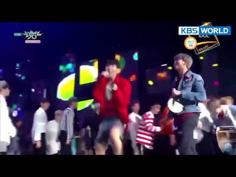 180831 bts celebrate #IDOL1stWin on Music Bank today