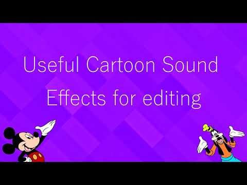 100 Cartoon Sound Effects for Editing