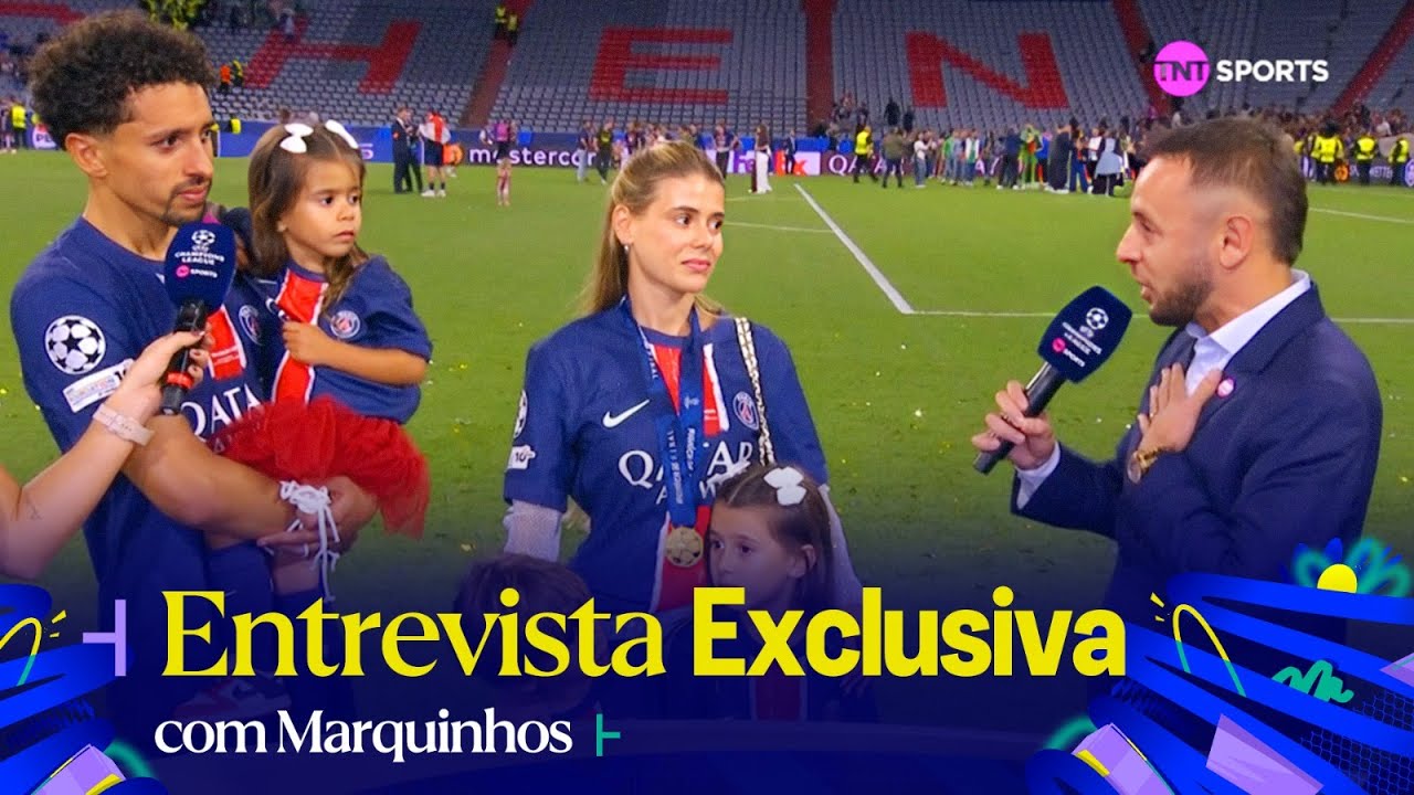 MARQUINHOS E RAFINHA SE EMOCIONAM EM ENTREVISTA APÓS O TÍTULO DE CHAMPIONS DO PARIS SAINT-GERMAIN!