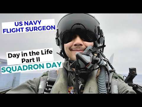 Navy Flight Surgeon | DAY IN THE LIFE | Part 2 - "SQUADRON DAY" (on an AIRCRAFT CARRIER)