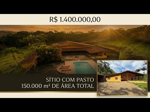SÍTIO DE 150.000 m² COM LAGO E 50 MIL m² DE PASTO EM BOM JESUS DOS PERDÕES/SP | R$ 1.400.000