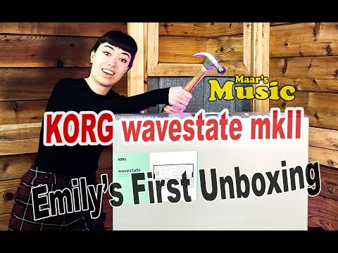 Unboxing our new KORG Wavestate mkII Synthesizer with Emily & Markus
