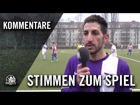 Stimmen zum Spiel (Sp. Vg. Blau-Weiss 90 - 1. FC Schöneberg, Landesliga, Staffel 2) | SPREEKICK.TV