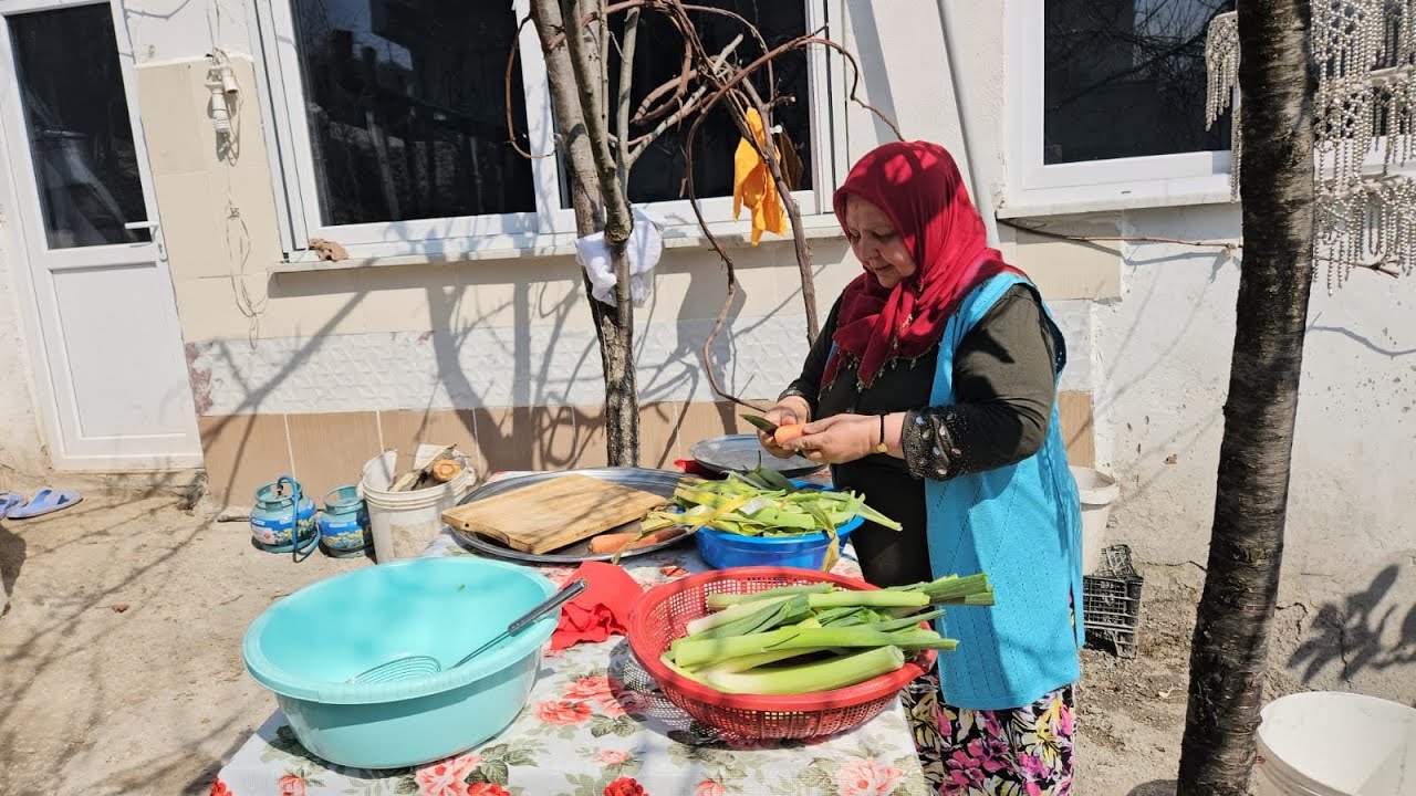 ‼️EN LEZZETLİ PIRASA YEMEĞİ TAM ÖLÇÜ ANNE YEMEĞİ YER ATEŞİNDE ‼️🔥🔥