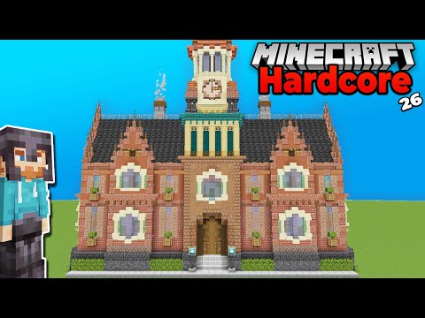 I BUILT a MANSION in Hardcore Minecraft 1.19 (#1)