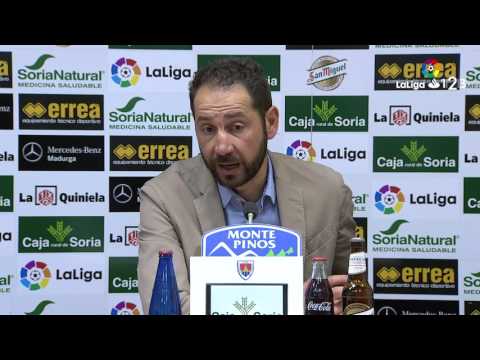 Rueda de prensa de Pablo Machín tras el CD Numancia vs Girona (0-2)