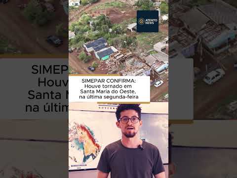 24-09-25 - 🌪️ Tornado atinge Santa Maria do Oeste (PR): imagens do radar impressionam!