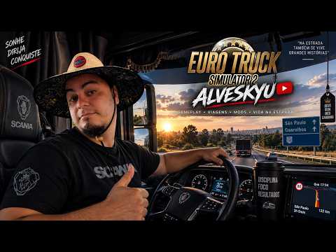 🔥 ENCONTREI UM AMIGO NO MEIO DA VIAGEM! 😱 | Ressaquinha-MG ➜ Rio Verde-GO | ETS2 Brasil