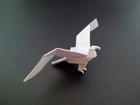 Красивый орел оригами, Beautiful eagle origami