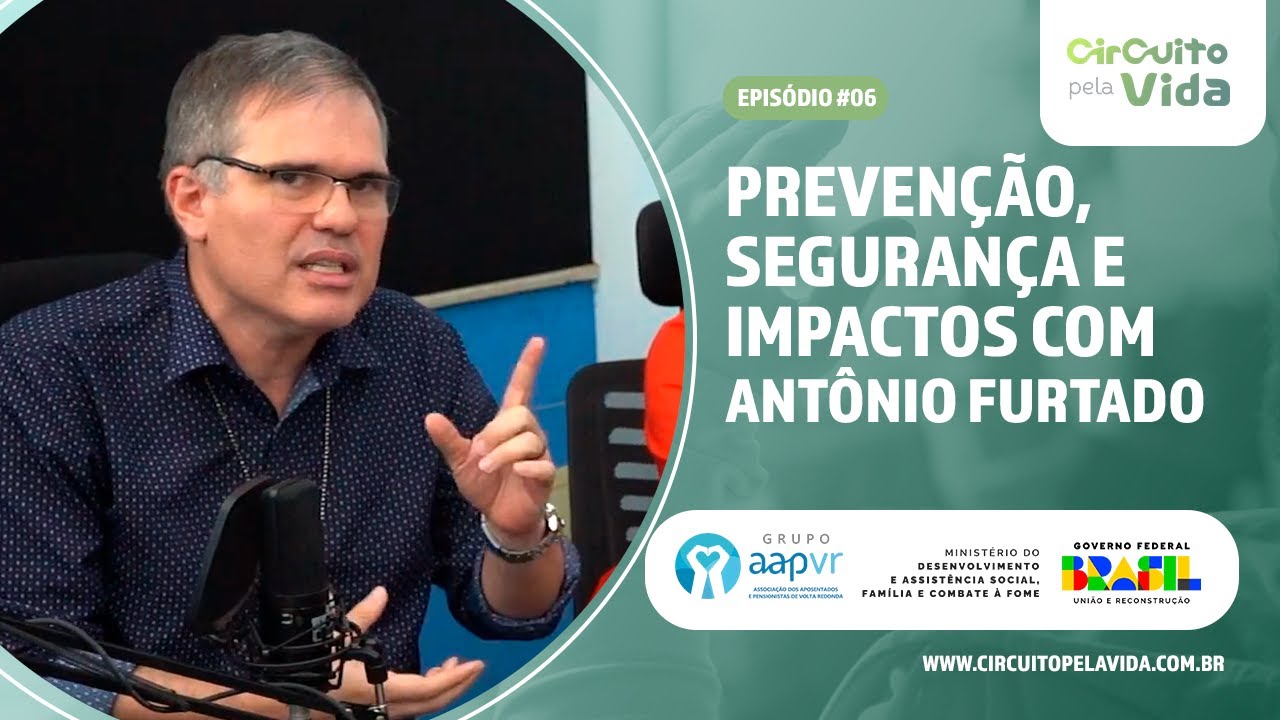 Prevenção, segurança e impactos com Antônio Furtado – Episódio #06 – Podcast Circuito pela Vida