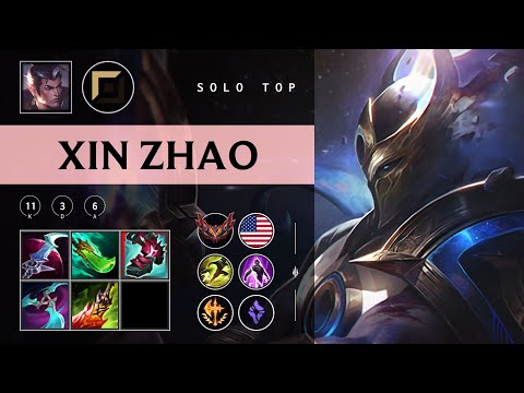Xin Zhao Top vs Shen - NA Grandmaster Patch 25.24